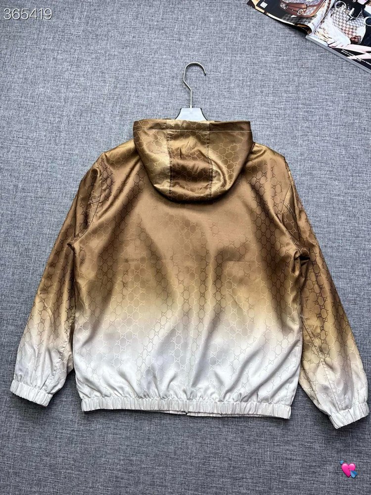GUCCI 2026 new men's fashionable casual hooded jacket jacket