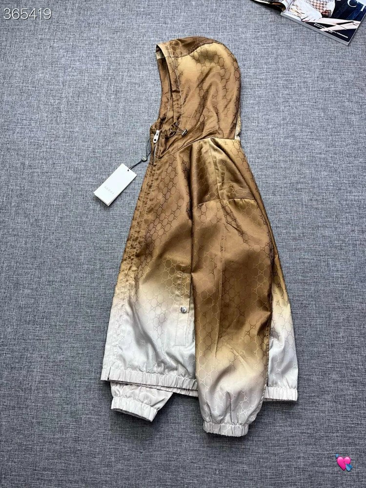 GUCCI 2026 new men's fashionable casual hooded jacket jacket