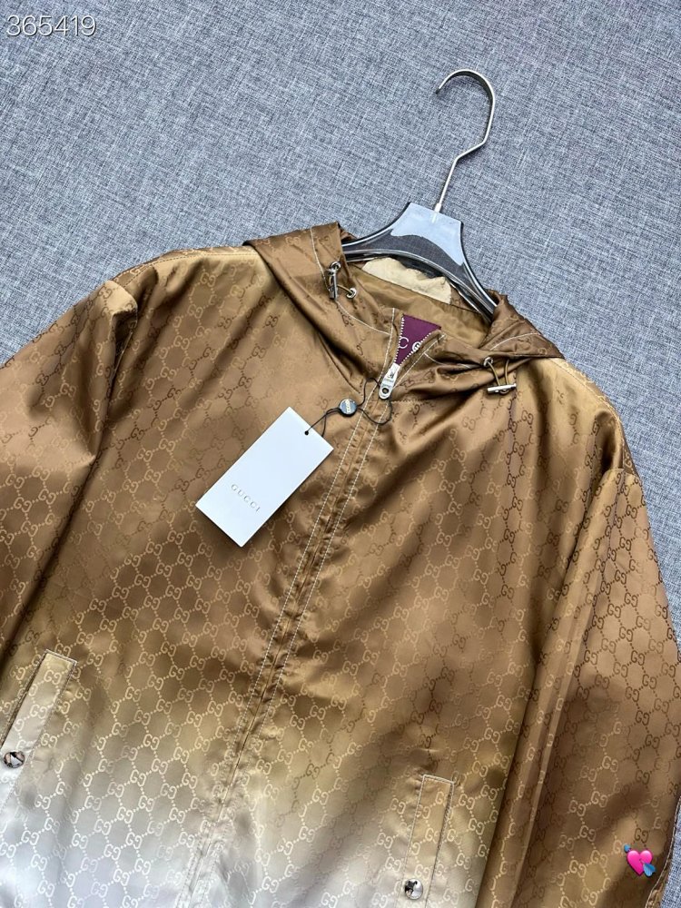 GUCCI 2026 new men's fashionable casual hooded jacket jacket