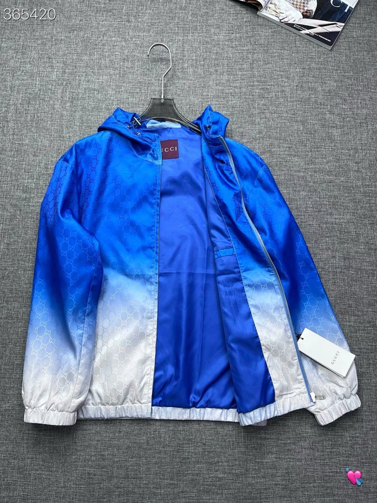 GUCCI 2026 new men's fashionable casual hooded jacket jacket