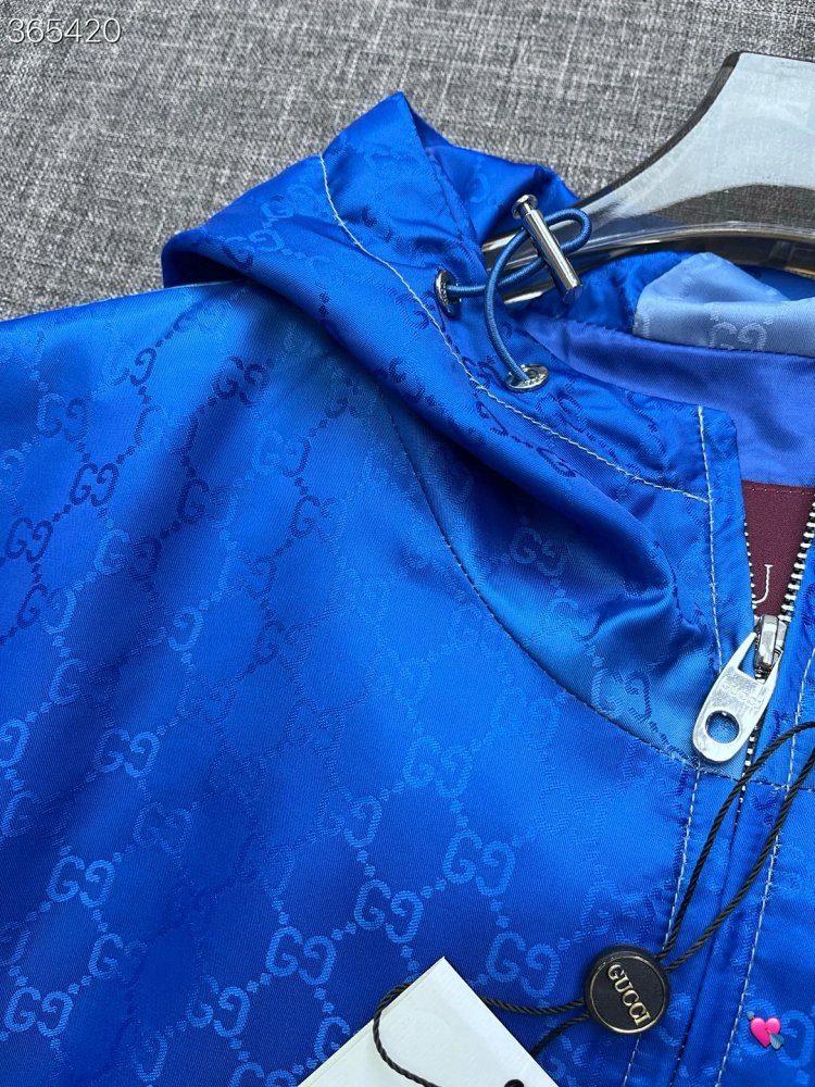 GUCCI 2026 new men's fashionable casual hooded jacket jacket