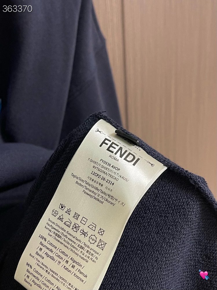 fendi2026 New Men's Fashion Casual Embroidery Hoodie