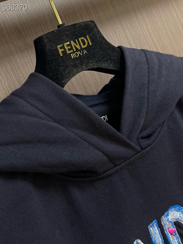 fendi2026 New Men's Fashion Casual Embroidery Hoodie