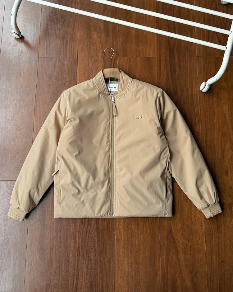 LACOSTEFrench Crocodile New Trendy Cotton Flight Jacket Cotton Coat BH2596