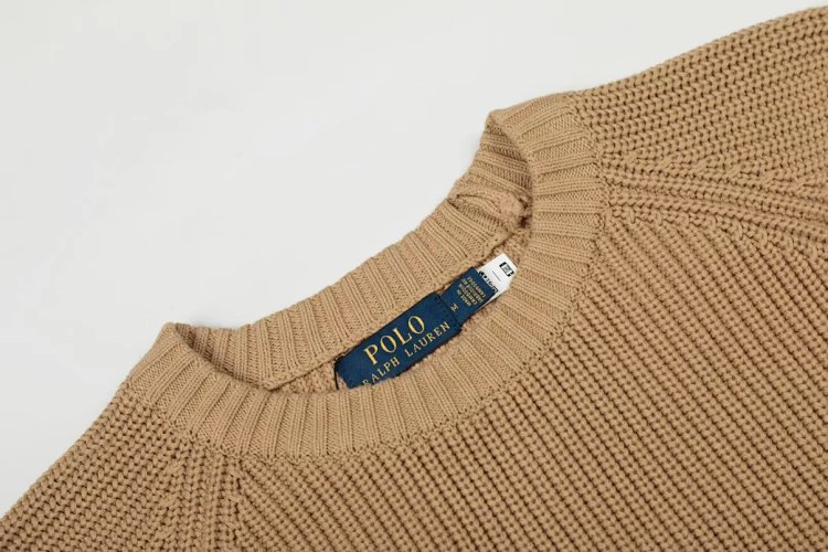 Ralph Lauren's new round neck embroidered knitted sweater