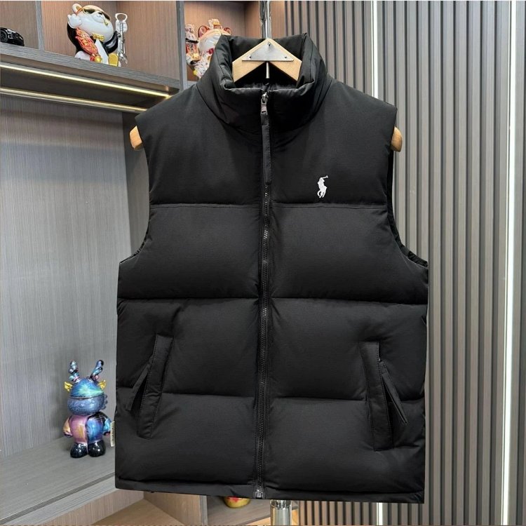 Ralph Lauren Light Luxury Down Cotton Vest Pony Tank Top Unisex Ralph Paul Polo Vest