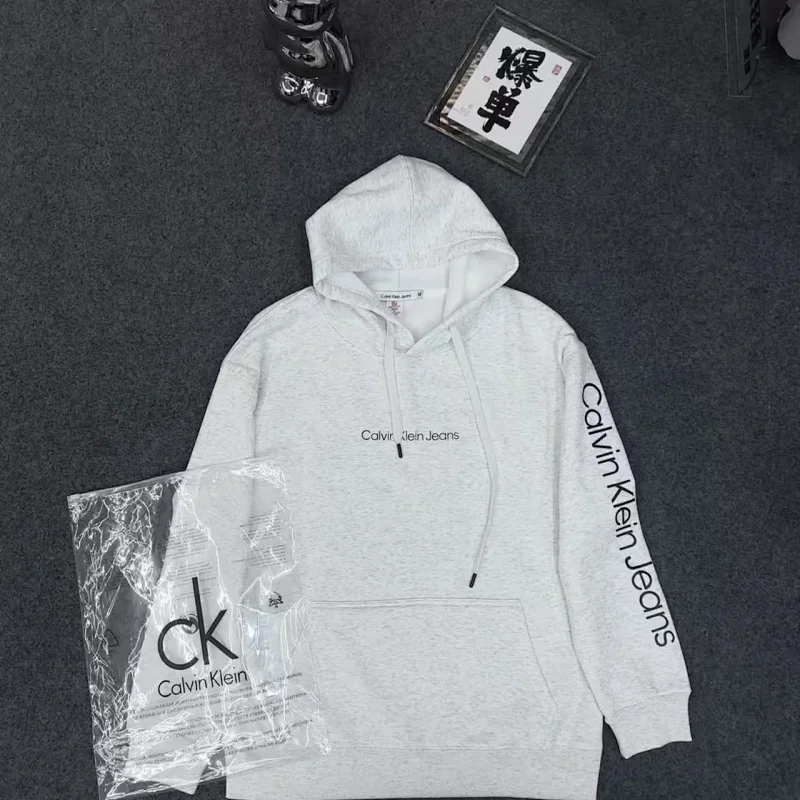  CKVelvet warm hoodie for men and women, knitted long sleeved top for couples, hooded pullover jacket