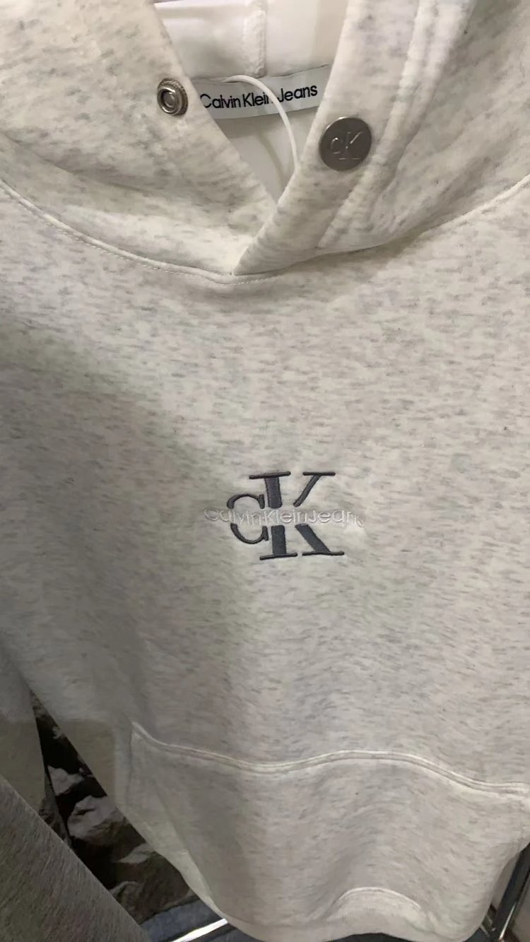 CKHooded hoodie jacket for autumn and winter, unisex, loose and casual, versatile long sleeved top