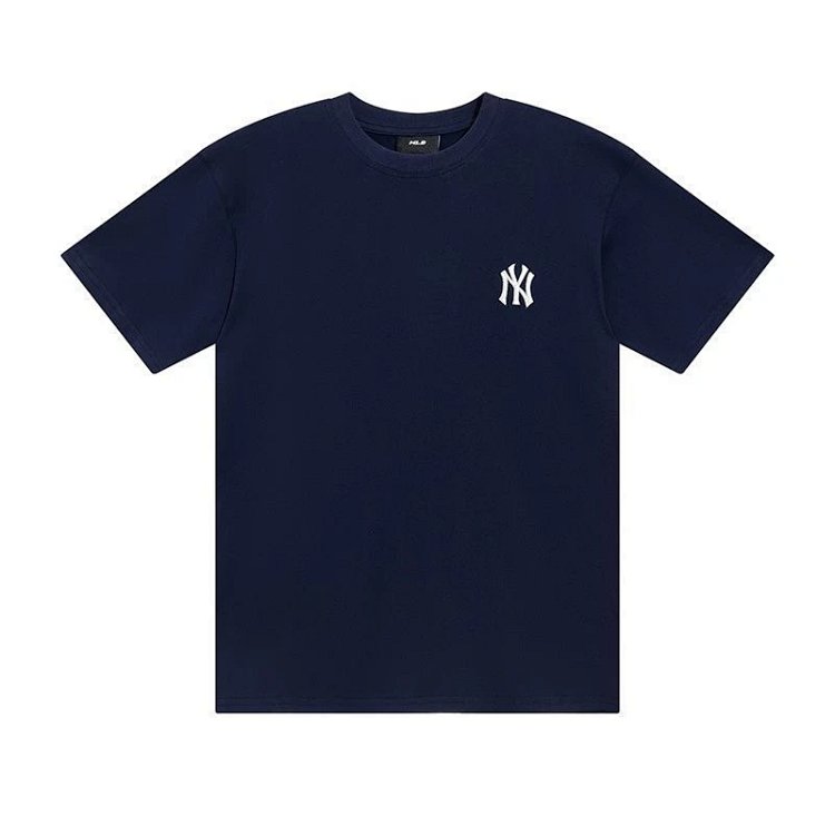 MLBLight luxury short sleeved t-shirt men's round neck half sleeved top unisex