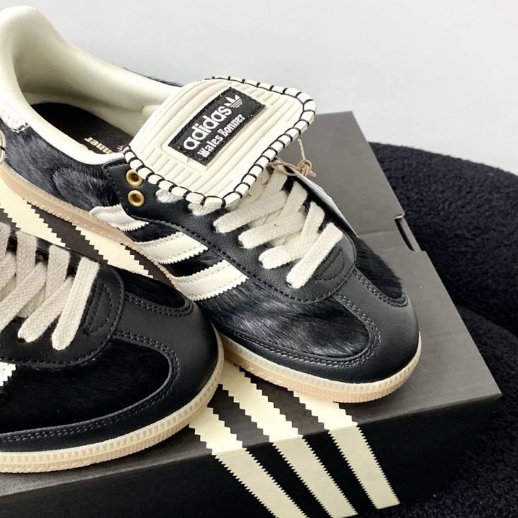 Adidas training shoes, casual shoes, board shoesWALES BONNER x adidas originals Samba Pony Tonal
