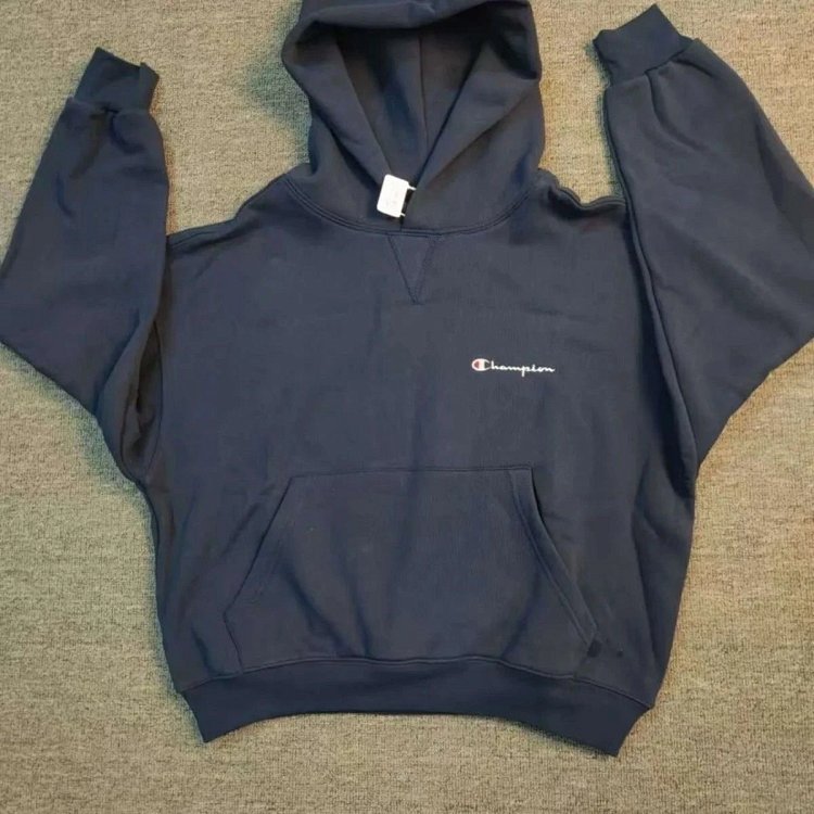 Champion 90s basic fleece sweatshirt jacket long sleeved perfect short wide boxy version ultimate waist cinching