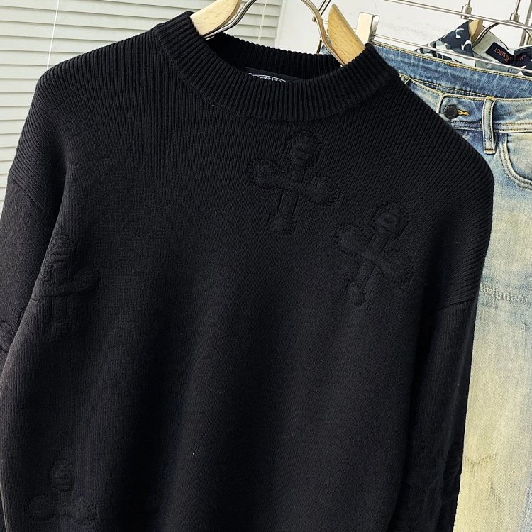 Chrome Hearts Knitted Sweater for Men and Women