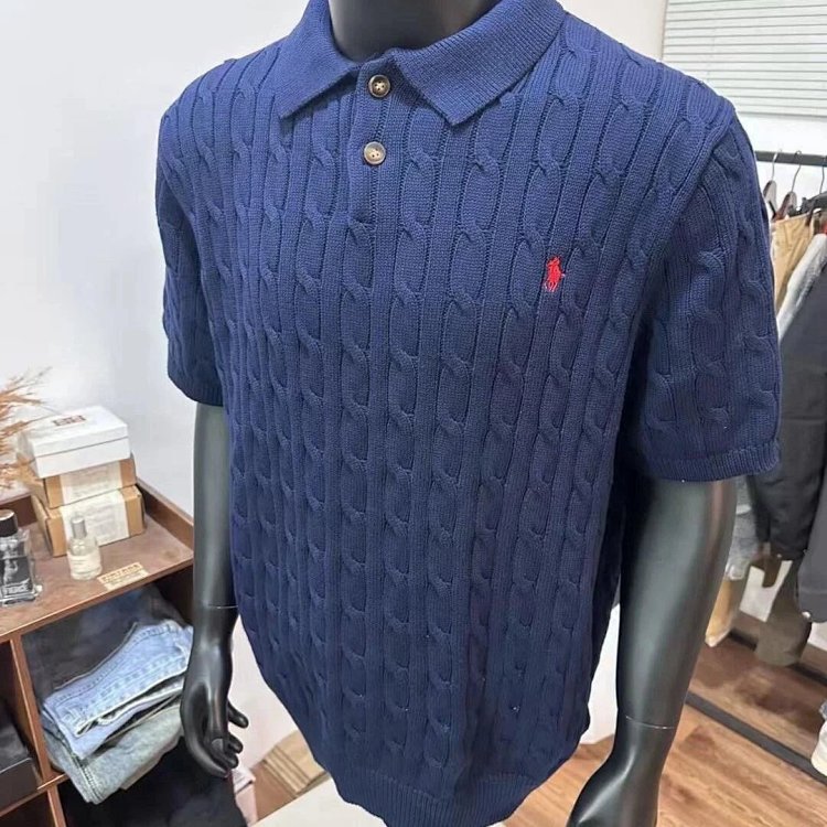 Ralph LaurenLight luxury short sleeved T-shirt men's sweater Paul Polo Ralph top half sleeved pony short sleeved shirt