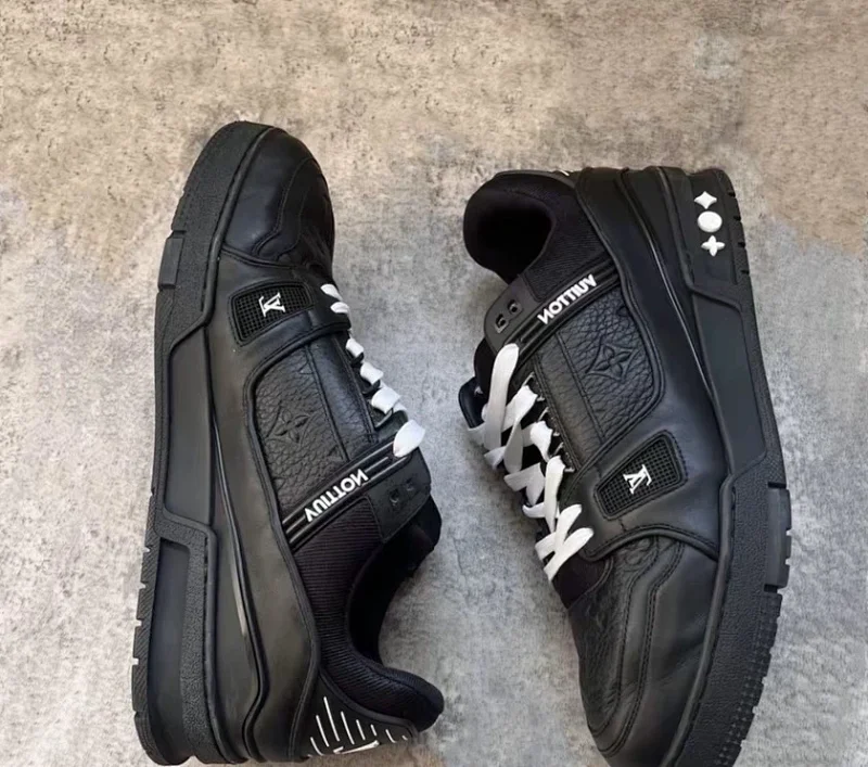 Louis Vuitton  Men's shoes, board shoes, trendy shoes, thick soled shoes, low cut casual shoes for daily life