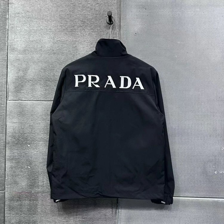Prada light luxury jacket, top jacket, men's cardigan clothes