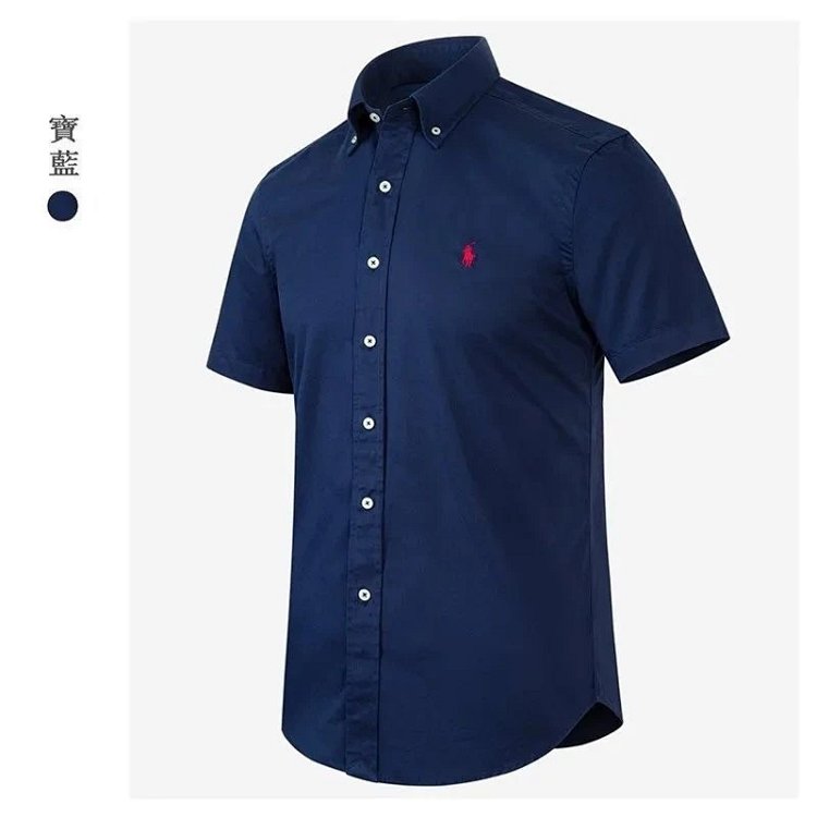 Ralph Lauren Polo Light Luxury Shirt Pony Men's Shirt Top Short Sleeve