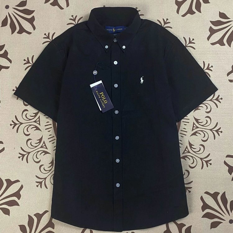Ralph Lauren Polo Light Luxury Shirt Pony Men's Shirt Top Short Sleeve