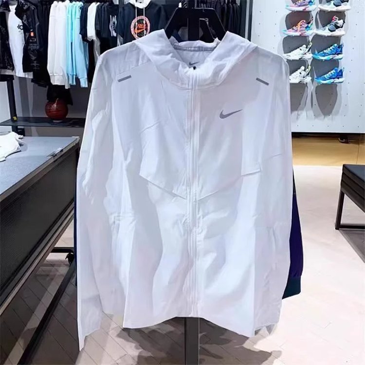 Nike outerwear men's cardigan women's unisex trendy brand spring and autumn monsoon runner jacket submachine jacket