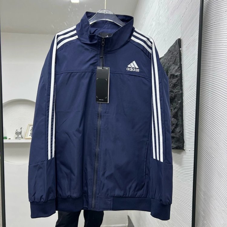 Adidas new embroidered jacket casual sportswear