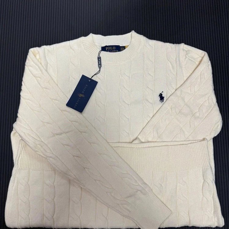 Ralph Lauren sweater Ralph round neck sweater pony sweater unisex