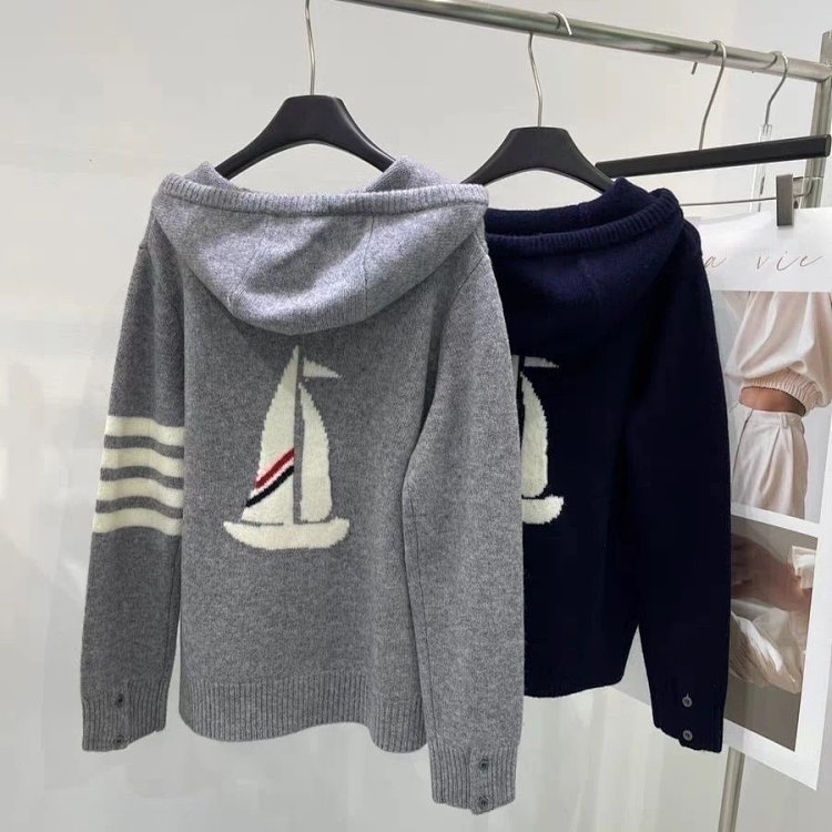 Sailing knitted card