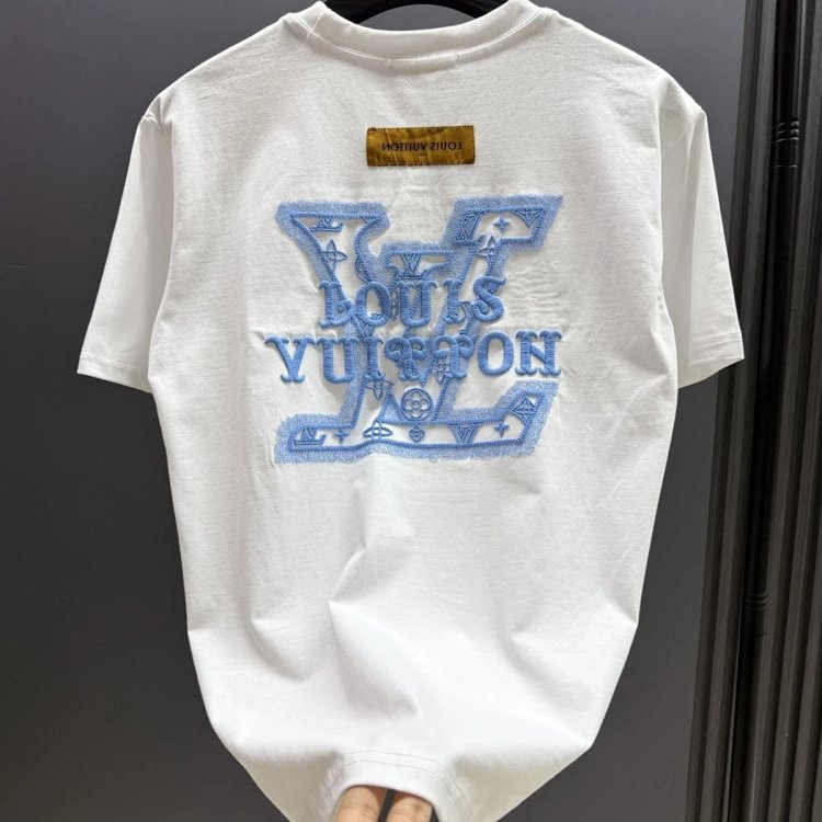 Louis Vuitton short sleeved T-shirt unisex knit top with half sleeves