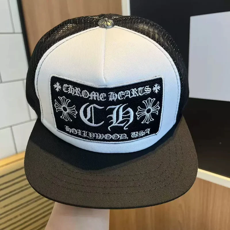 Chrome Hearts Hat Baseball Hat New Light Luxury Duck Tongue Hat Men's and Women's Duck Tongue Hats