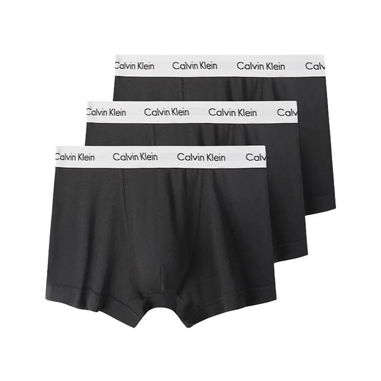 CK Men's Underwear Cotton Flat Corner Antibacterial Modal Youth Large Four Corner Shorts Three Pair Set