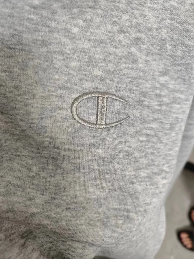Champion hoodie with embroidered logo on Kirin arm for both men and women, casual long sleeved pullover for couples