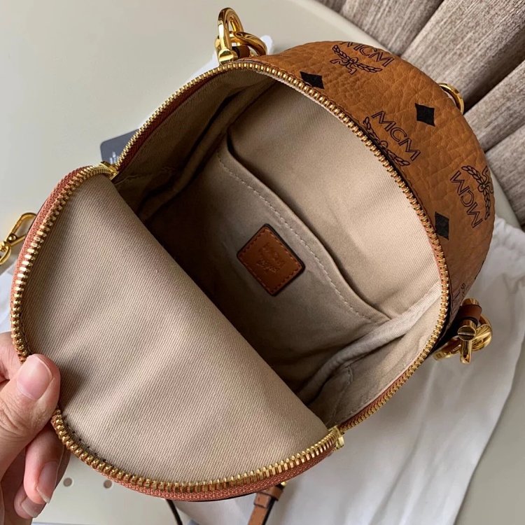MCM Women's Bag Mini Backpack Handheld Women's Bag