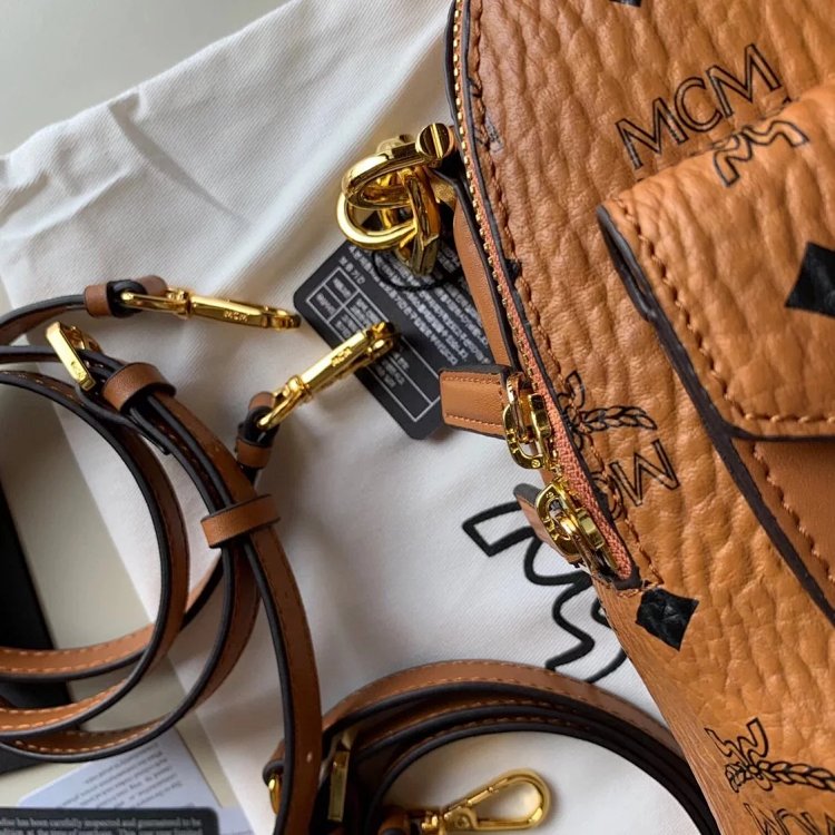 MCM Women's Bag Mini Backpack Handheld Women's Bag
