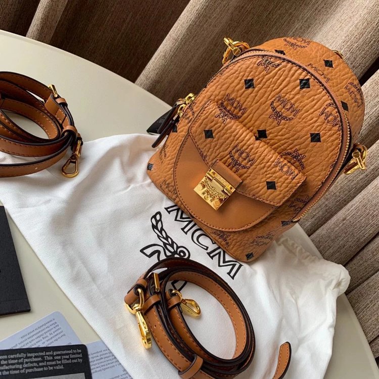 MCM Women's Bag Mini Backpack Handheld Women's Bag