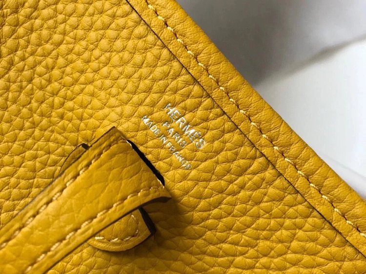 Hermes mini calf leather hollow shoulder crossbody buckle women's bag