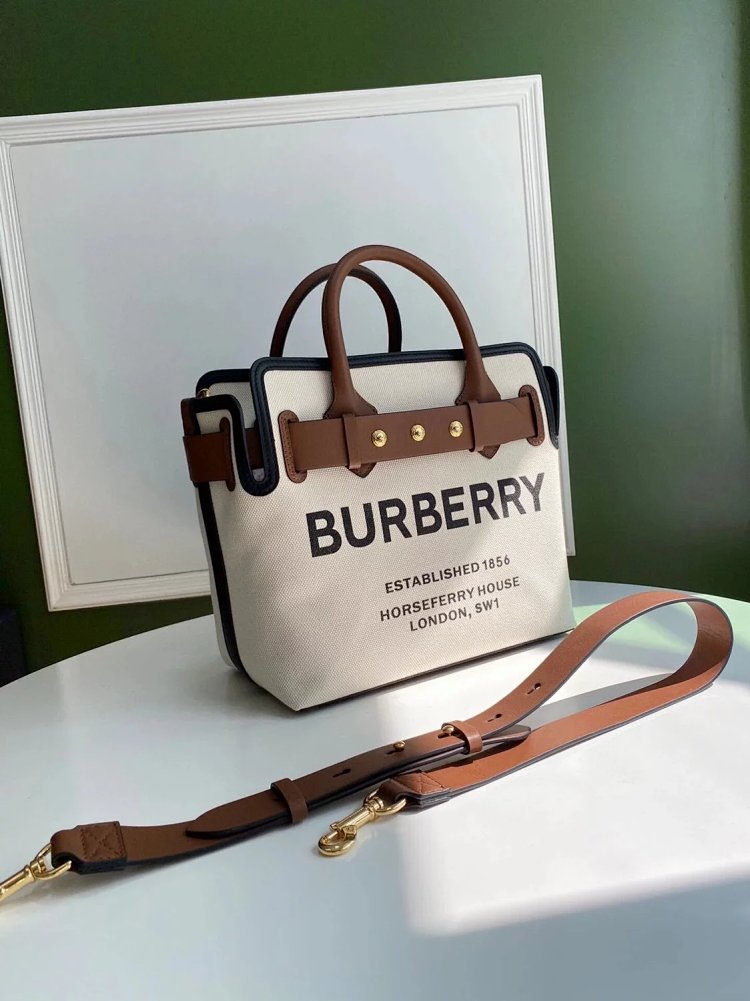 Burberry Belt ladies' large capacity tote bag shoulder bag