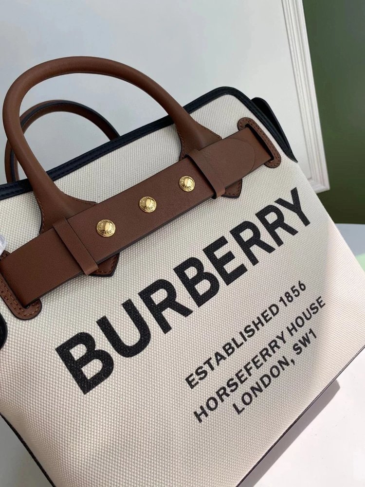 Burberry Belt ladies' large capacity tote bag shoulder bag