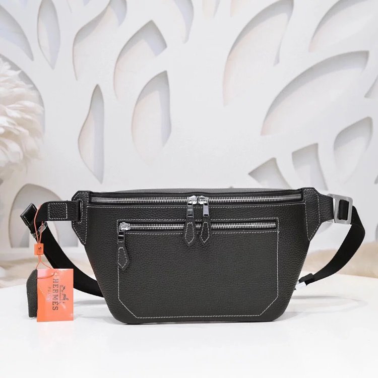 Hermes Men's and Women's Chest Bag Waist Bag 9016-4