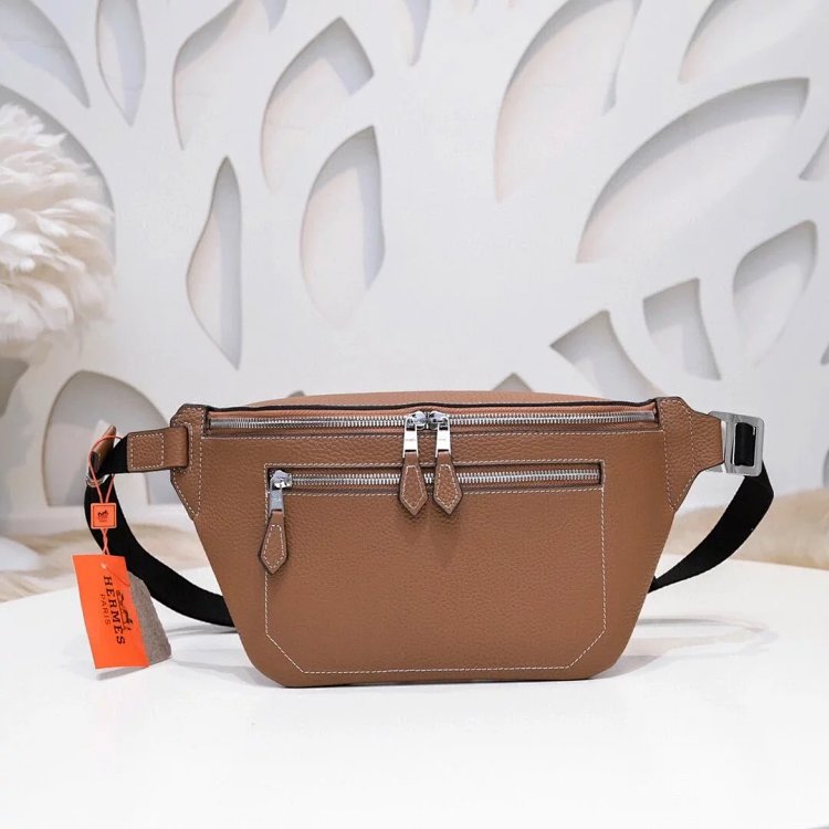 Hermes Men's and Women's Chest Bag Waist Bag 9016-4