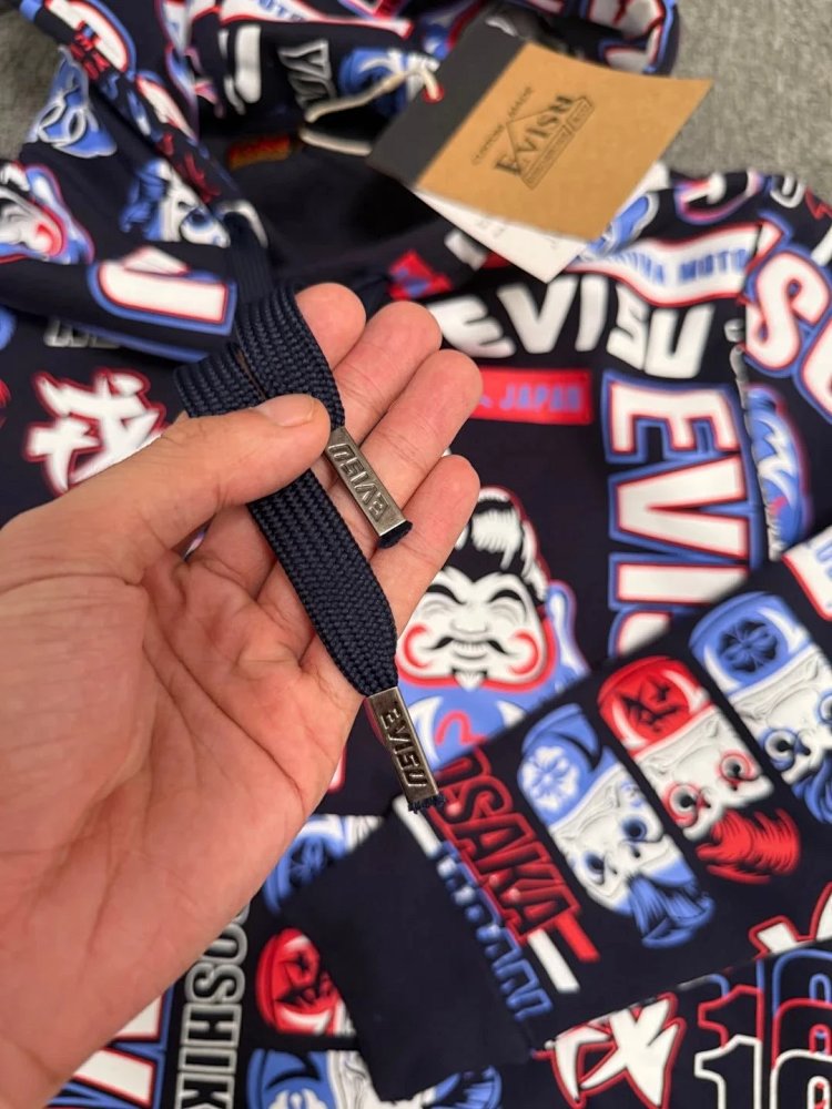EVISU full print hoodie