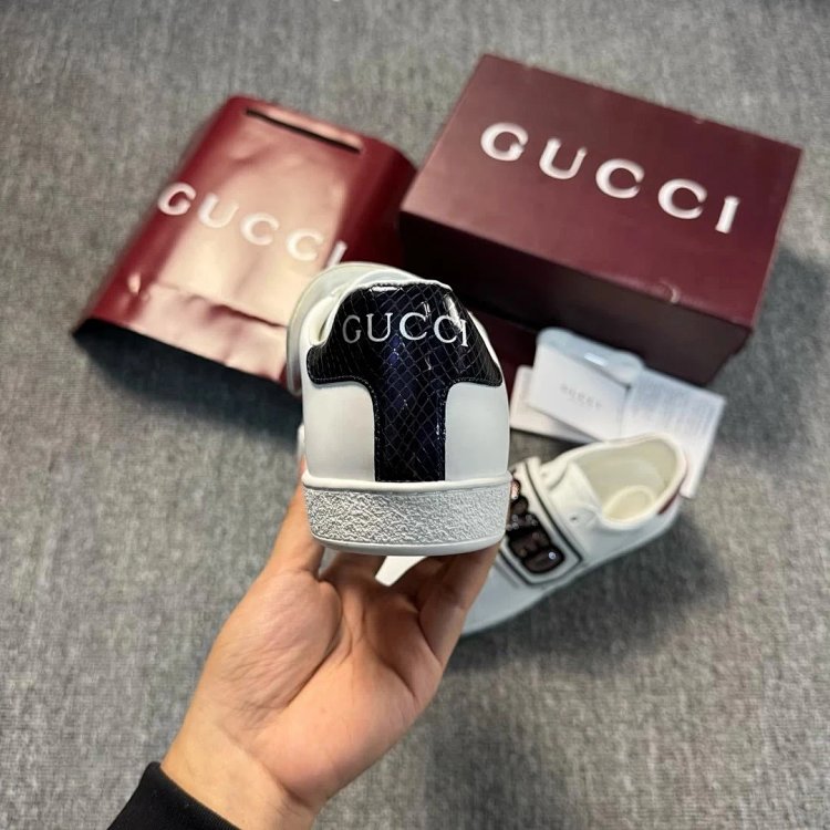 Gucci Bright Diamond Love Patch Casual Shoes Board Shoes
