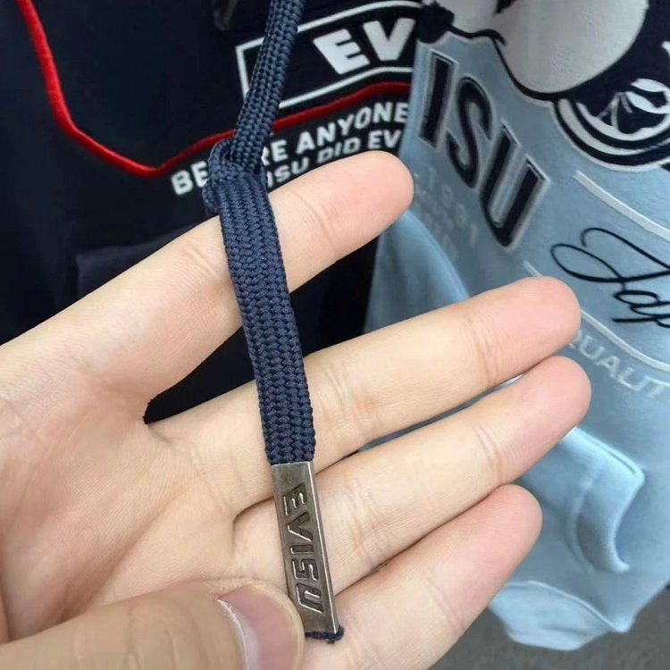 EVISU black and blue dual tone hoodie