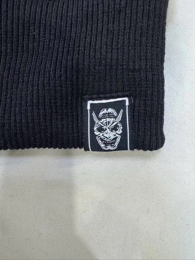 EVISU  Black gold hooded heavyweight hoodie