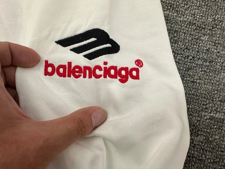 Balenciaga  Embroidered Printed T-shirt