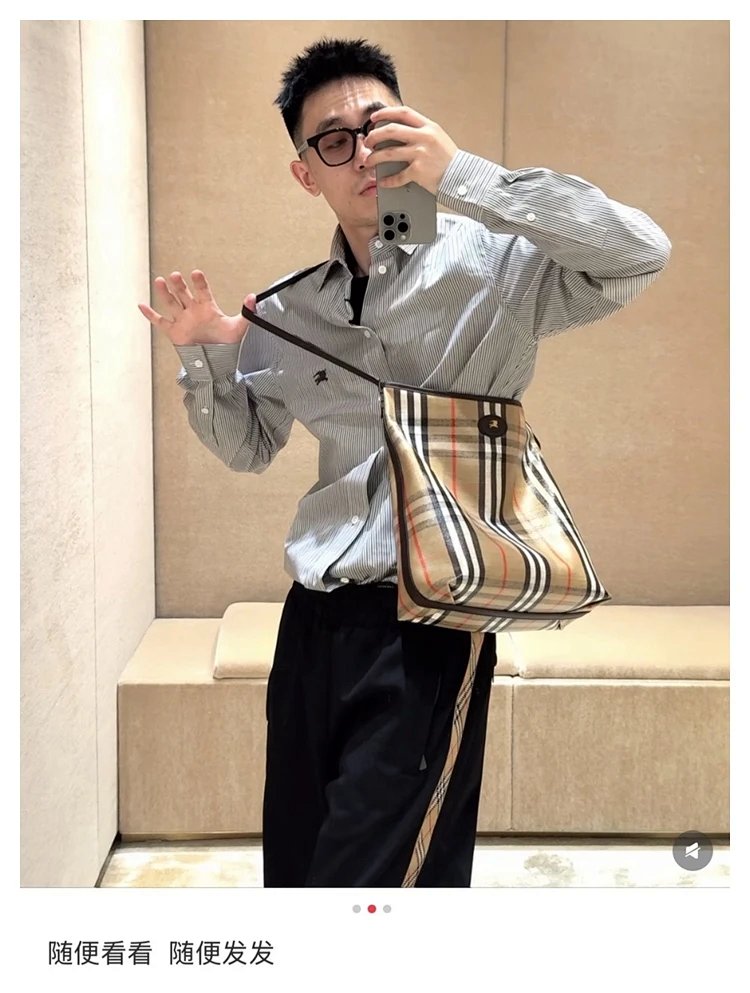 Burberry  Classic British plaid crossbody bag