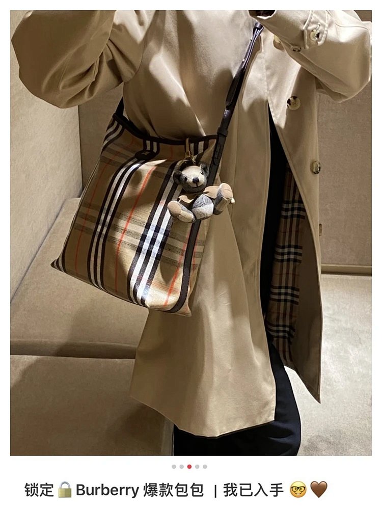 Burberry  Classic British plaid crossbody bag