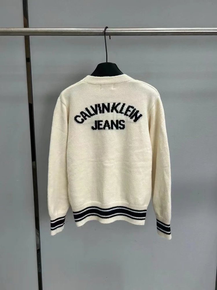 CK cardigan knitted sweater versatile sweater