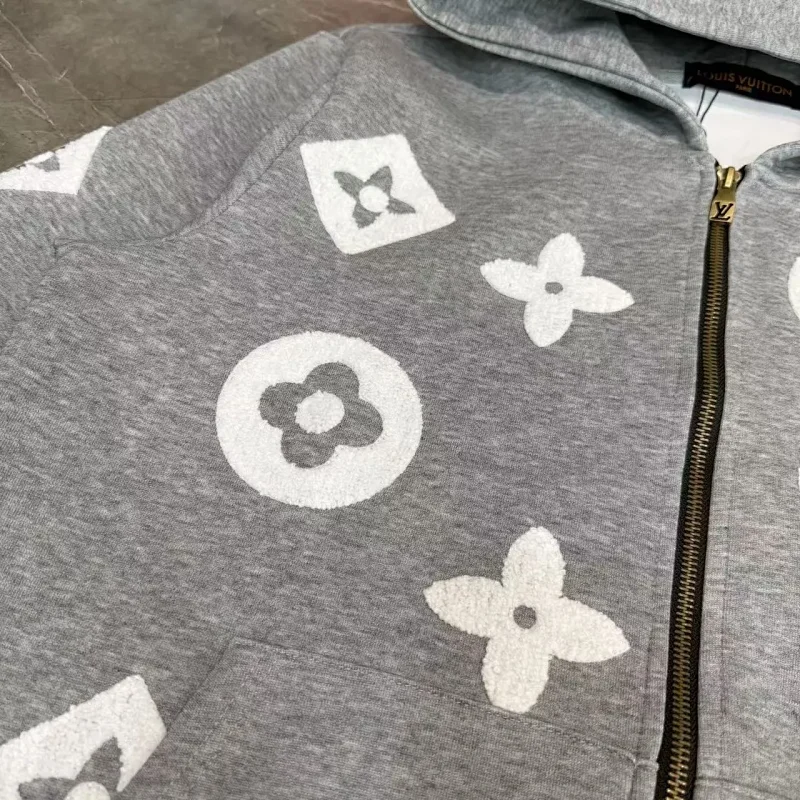 Louis Vuitton hooded zipper sweatshirt