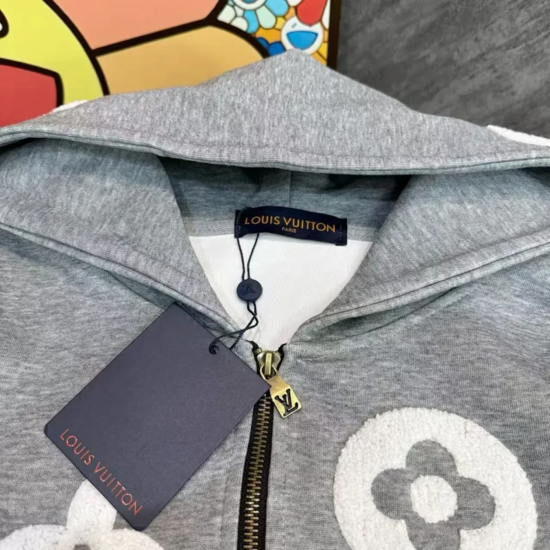 Louis Vuitton hooded zipper sweatshirt