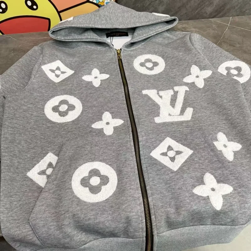 Louis Vuitton hooded zipper sweatshirt