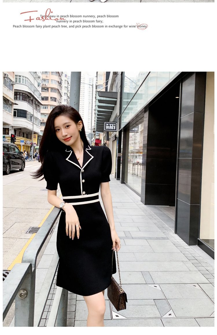 skirt  Summer Ice Silk Knitted French Dress