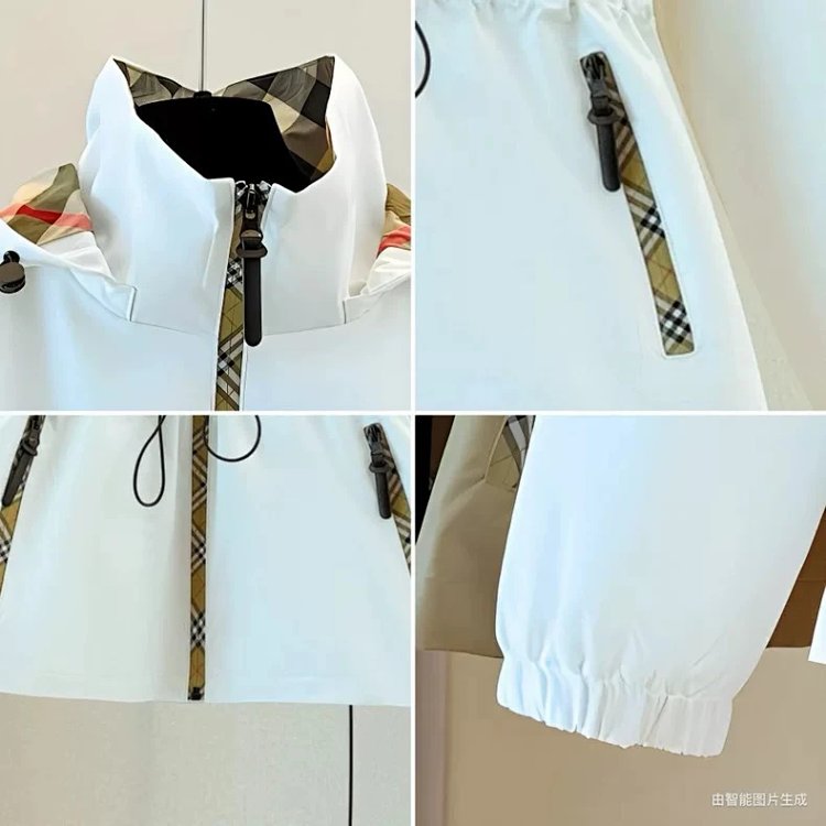 Burberry Light luxury high-end British windbreaker jacket